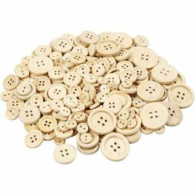 440x houten decoratie knopen