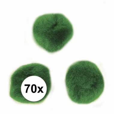 Hobby pompons 7 mm groen