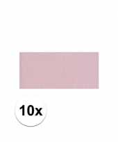 10x crepla foam rubber plaat roze