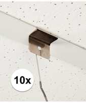 10x stuks plafond ophang clips