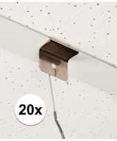 20x stuks plafond ophang clips