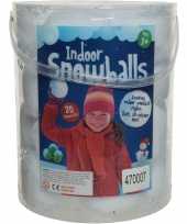 20x witte sneeuwballetjes sneeuwdecoratie 8 cm 10186922