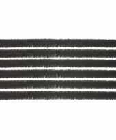 50x hobby chenille draad zwart 50 cm
