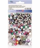 600x gekleurde decoratie steentjes rond