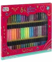 64x hobby knutsel glitterlijm tubes