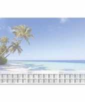 Bureau beschermer van papier 30 vellen 59 5 x 41 cm design beach