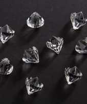 Decoratie diamantjes transparant 20 mm