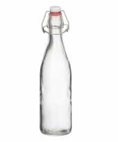 Glazen fles met beugeldop 500 ml