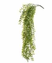 Groene ficus kunstplant hangende tak 80 cm uv bestendig