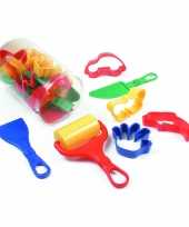 Klei accessoires modelleer set 9 delig creatief speelgoed voor kinderen