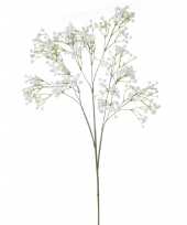 Kunstbloemen gipskruid gypsophila takken wit 95 cm