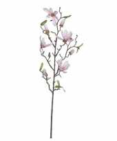 Nep planten magnolia beverboom kunstbloemen takken 175 cm decoratie