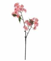 Nep planten prunus serrulata kersenbloesem kunstbloemen takken 166 cm decoratie