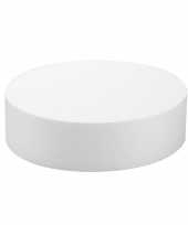 Piepschuim hobby knutselen vormen figuren ronde schijf van 25 x 7 cm