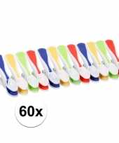 Plastic wasknijpers 60 stuks