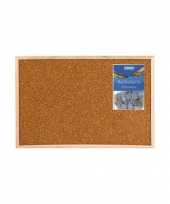 Prikborden memoborden naturel kurk met punaises 60 x 45 cm